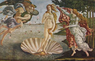 Nascita di Venere, di Botticelli